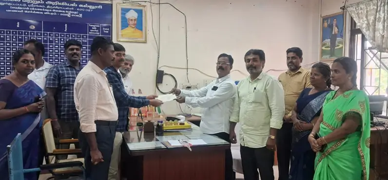 Dr. V. NARAYANA NAMBI has joined in our college on 31-01-2026. As per DCE’s Order dated 09-02-2026 Dr. V. NARAYANA NAMBI is taking Charge as Principal (In-Charge) from Dr. P. Prabakaran, Principal (In-Charge).